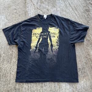 Vintage Resident Evil Extinction Movie Promo T Shirt Men Xxl Black Rare